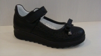 Mini-shoes 741-50 черн. туфли(31-36)
