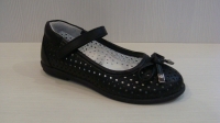 Mini-shoes 650-50 черн. туфли (26-30)