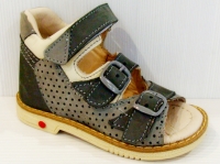 Mini-shoes сандалии 102MS серый (21-25)
