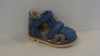 Mini-Shoes 201 - MS джинс / серый сандали орт (21-25)
